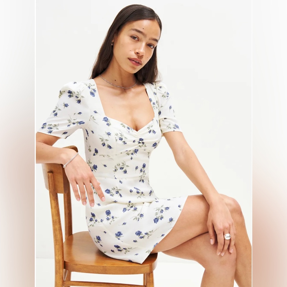 Reformation Brittney Dress Nightingale - Size 4